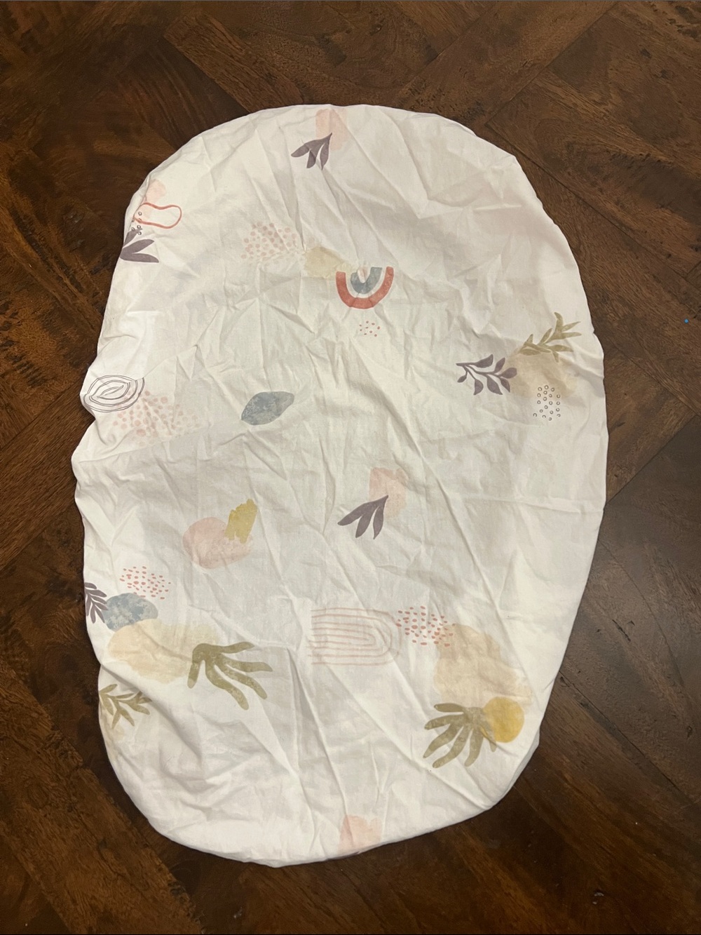 Kushies 100% Cotton Oval Bassinet Sheet